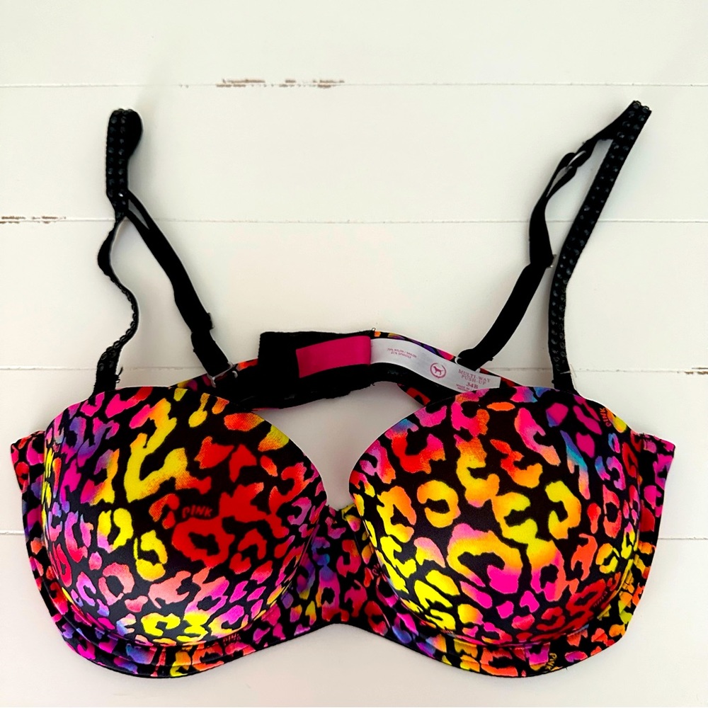 PINK Victoria’s Secret strapless push up bra